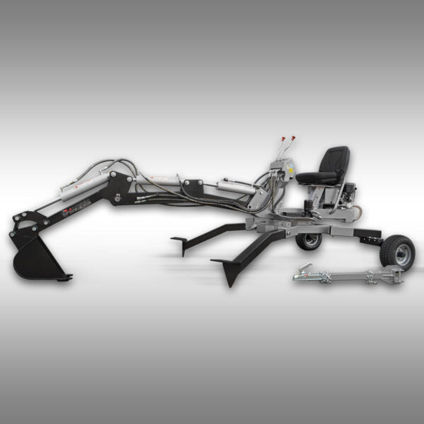 Jansen Minibagger MB-360° Benzin Schreitbagger inkl. 20cm Löffel 360° Drehkranz