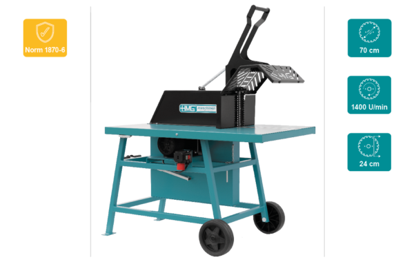 HMG Rolltischkreissäge E-Motor RS 7-8 42 Zähne