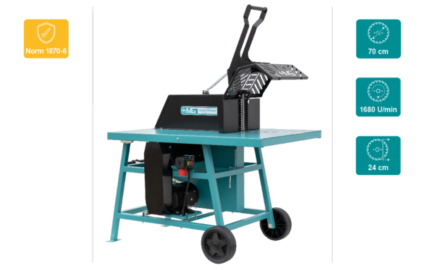 HMG Rolltischsäge E-Motor RSK 7-8 42 Zähne